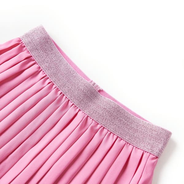Plisserad kjol för barn rosa 104