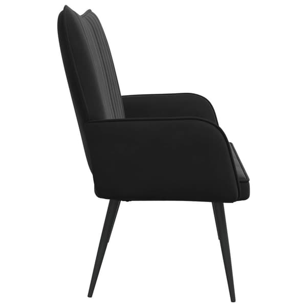 Tvåsitssoffa Svart 115 x 61 x 87 cm Sammet