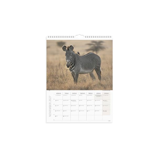 Väggkalender Savannen 2027