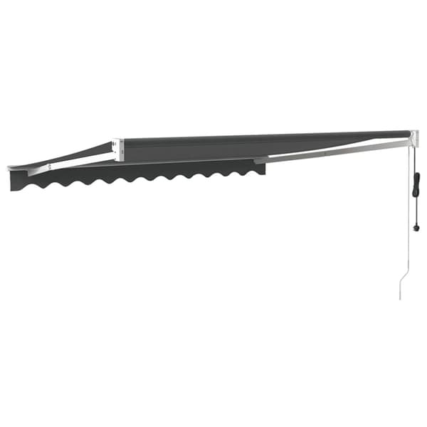Automatisk infällbar markis antracit 3,5x2,5 m