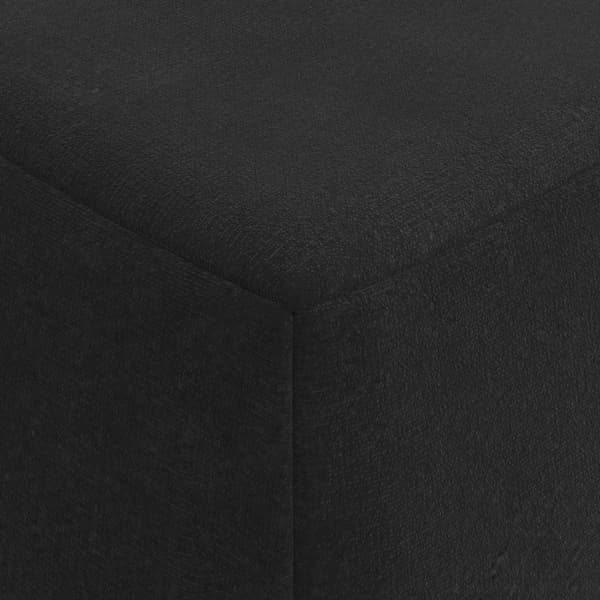 Fällbar Soffbed Svart 60 x 70 x 41 cm Tyg