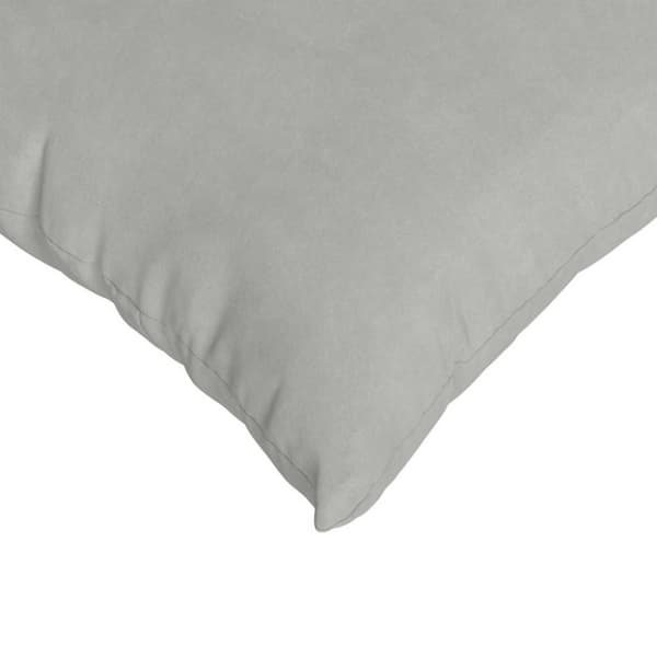 Sofakuddar 2 pcs Ljusgrå 50 x 30 cm tyg