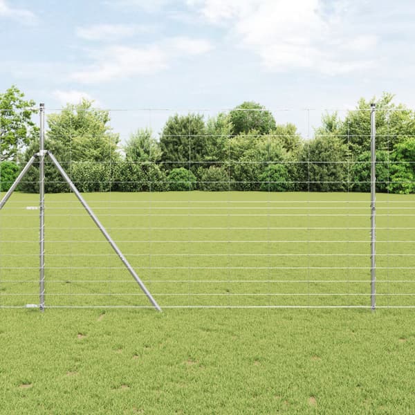 Stängselstolpe Galvaniserad 50 x 1,5 m Stål