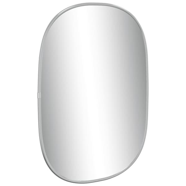 Väggspegel silver 50x35 cm