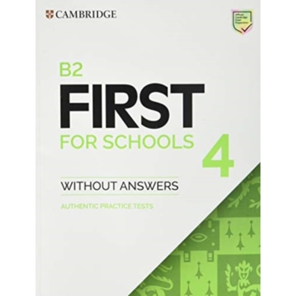 B2 First for Schools 4 Student's Book without Answers (häftad, eng)