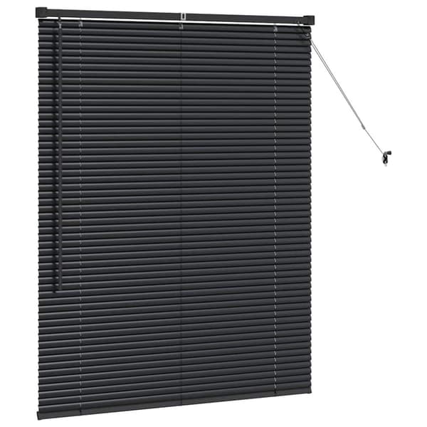 Persienner Svart 130 x 100 cm Aluminium