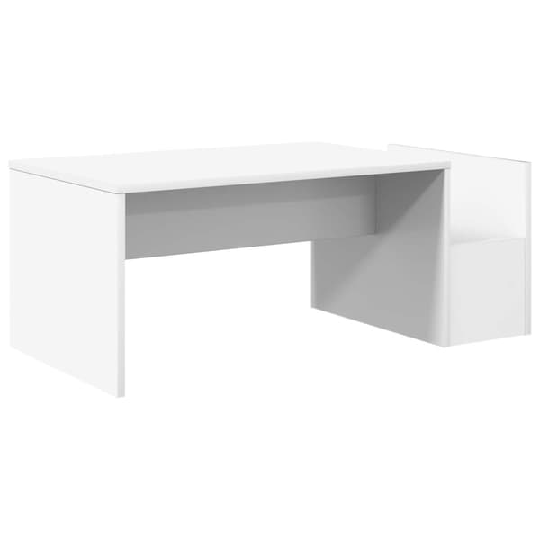 Kaffeebord Vit 90 x 45 x 35 cm Konstruerat trä