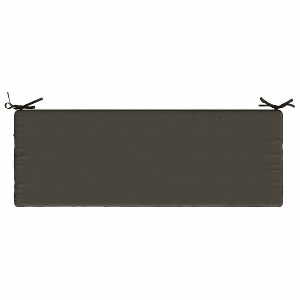 Bänk kudde SOEST 100% Polyester Antracit 120 x 40 x 8 cm