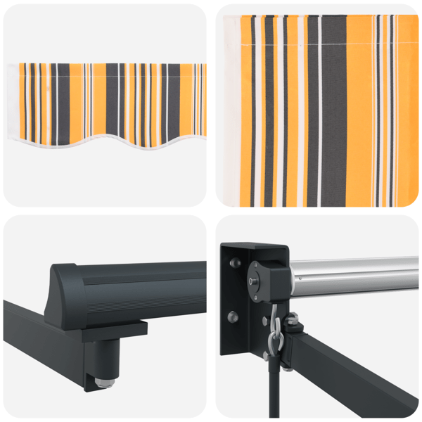 Markis Flerfärgsdesign 300 x 250 x 165 cm Polyester
