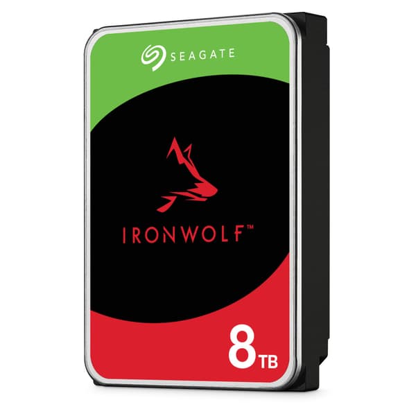 Seagate IronWolf ST8000VN002 - hårddisk - 8 TB - SATA 6Gb/s