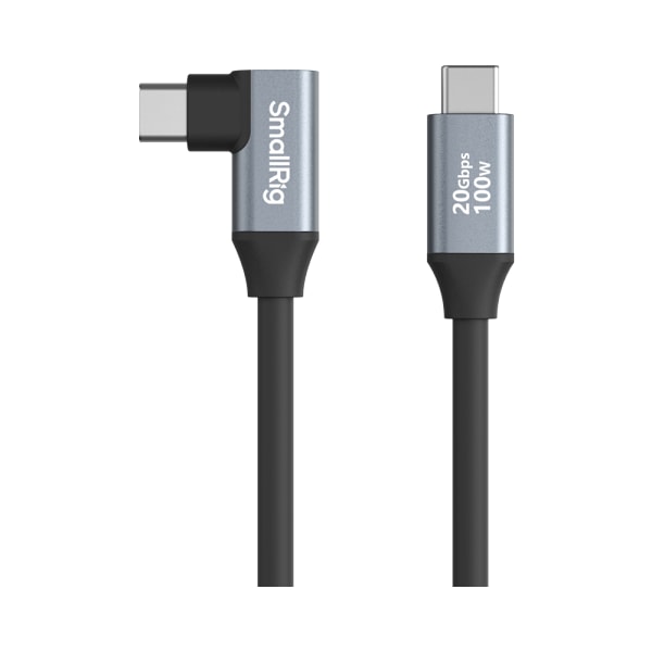 SmallRig 4790 USB-C (Straight) to USB-C (Angled) Data Cable 35cm