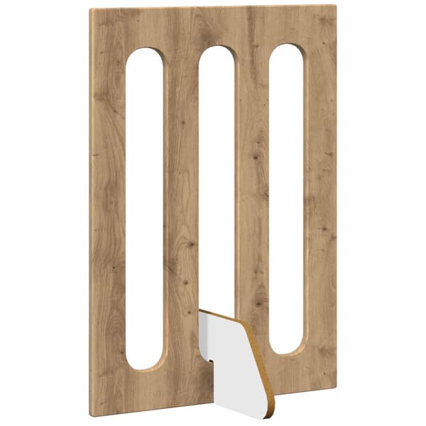 Fällbar husdjursgrind 4 pcs Artisan Ek 201 x 38 x 70 cm