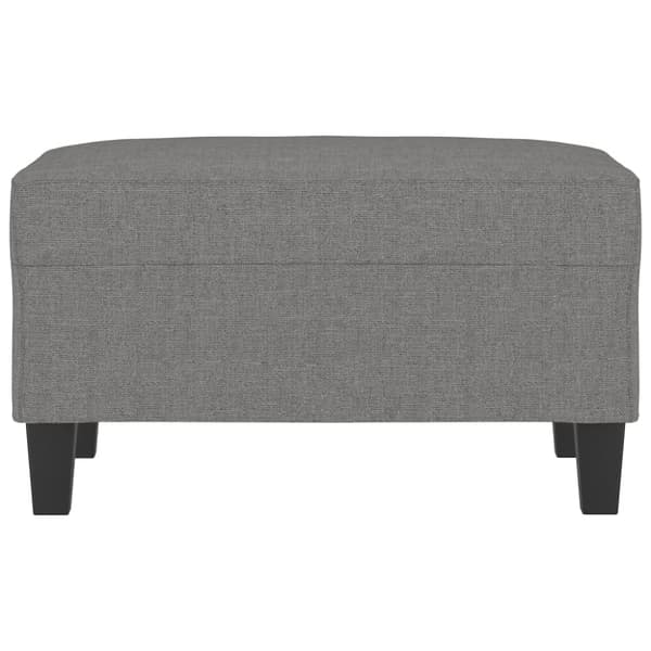 Fotpall mörkgrå 70x55x41 cm tyg