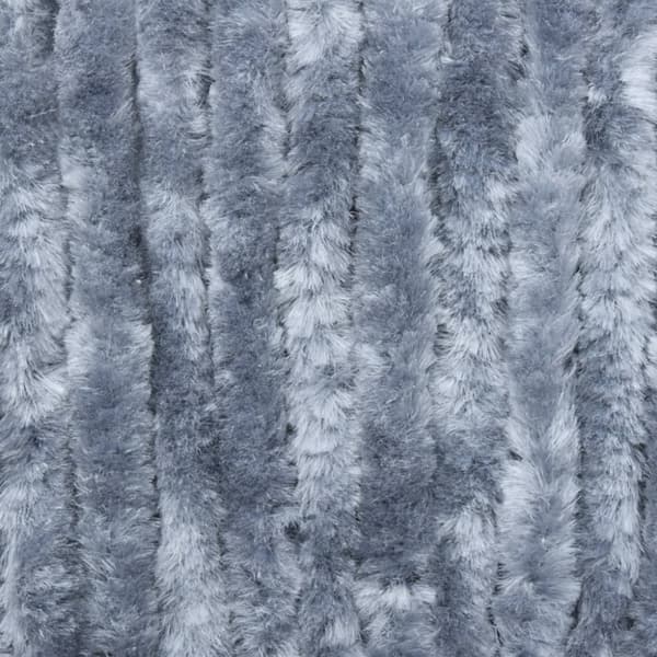 Insektsdraperi silver 100x220 cm chenille