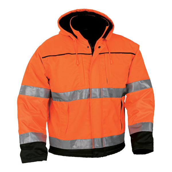 5816 Jacket Fluorescent orange/navy Unisex
