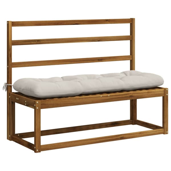 Bänk kudde VIANEN 100% Polyester Vit 110 x 40 x 12 cm