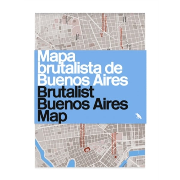Brutalist Buenos Aires Map / Mapa brutalista de Buenos Aires