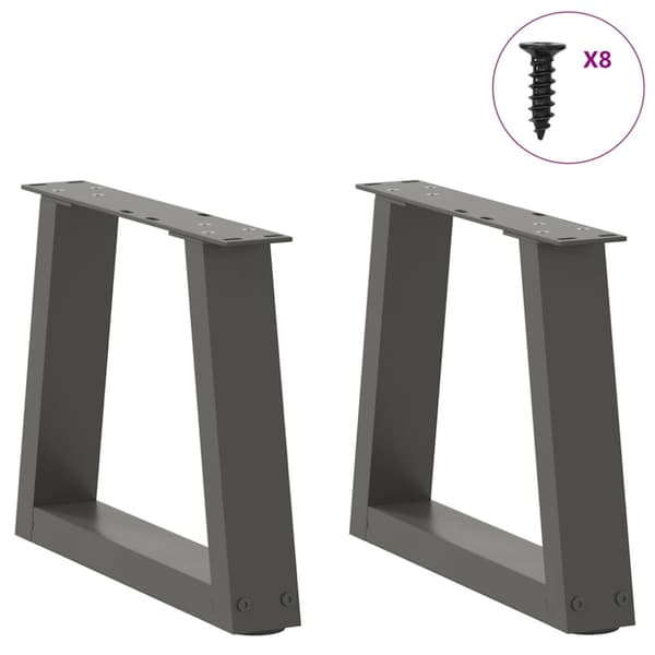 Soffbordsben V-formade 2 st antracit 30x(30-31,3) cm stål