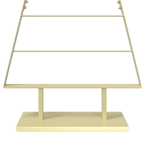Metall julgran KUOPIO 210 cm Stål Guld