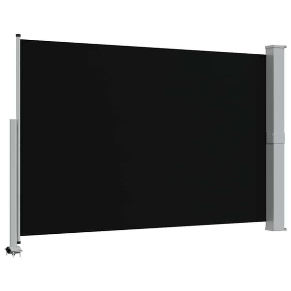 Infällbar sidomarkis 160 x 300 cm svart