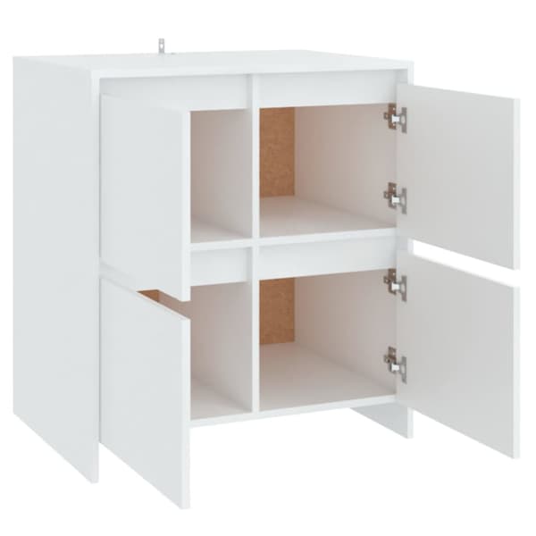 Skänkar 2 st vit 70x41x75 cm konstruerat trä