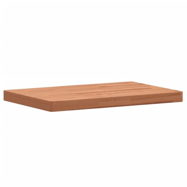 Bordsskiva 80x40x4 cm rektangulär massivt bokträ