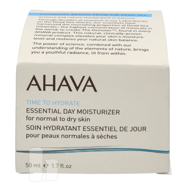 Ahava T.T.H. Essential Day Moisturizer 50 ml Dam