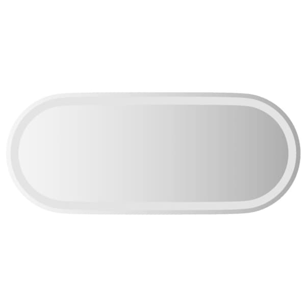 Badrumsspegel LED 90x40 cm oval