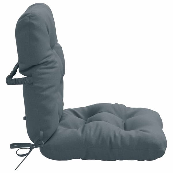 2-delade Höga Ryggstolsdynor VIANEN 2 st 100% Polyester Blå