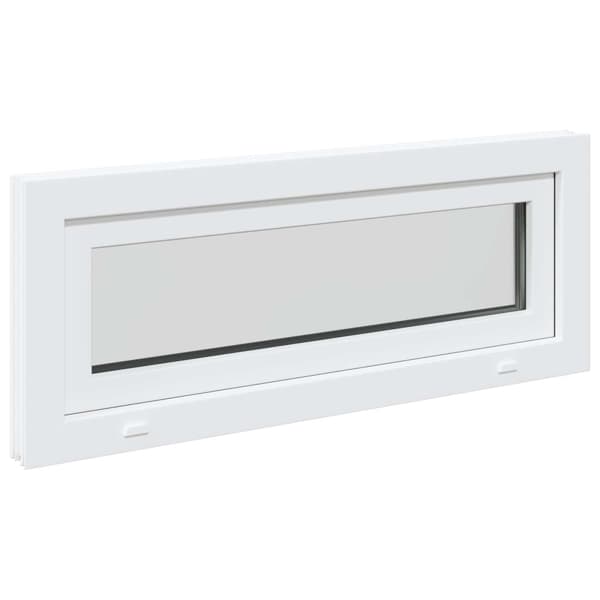 Tilt källarfönster RISOR 105 x 40 cm PVC och klart glas