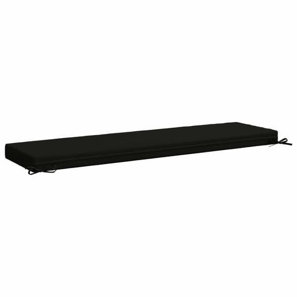 Bänk kudde SOEST 100% Polyester Svart 140 x 40 x 8 cm