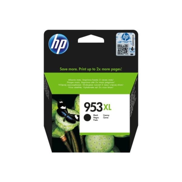 HP 953XL - Lång livslängd - svart - original - bläckpatron