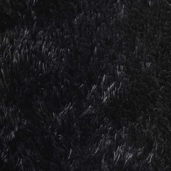 Luvmatta med hög lugg ”NAVARRA” svart 60x100 cm polyester