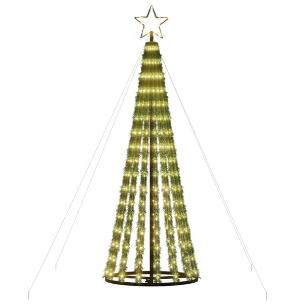 LED julgran 339 LEDs varmvit 180 cm
