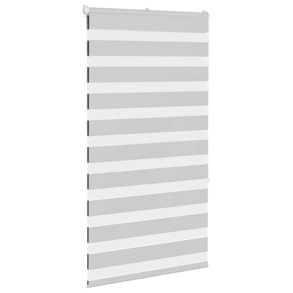 Rullgardin zebra ljusgrå 70x150 cm tyg bredd 65,9 cm polyester
