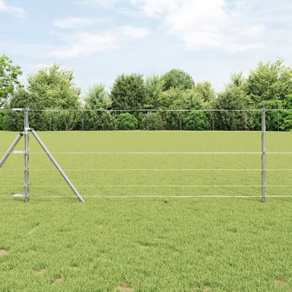 Stängselstolpe Galvaniserad 100 x 0,8 m Stål
