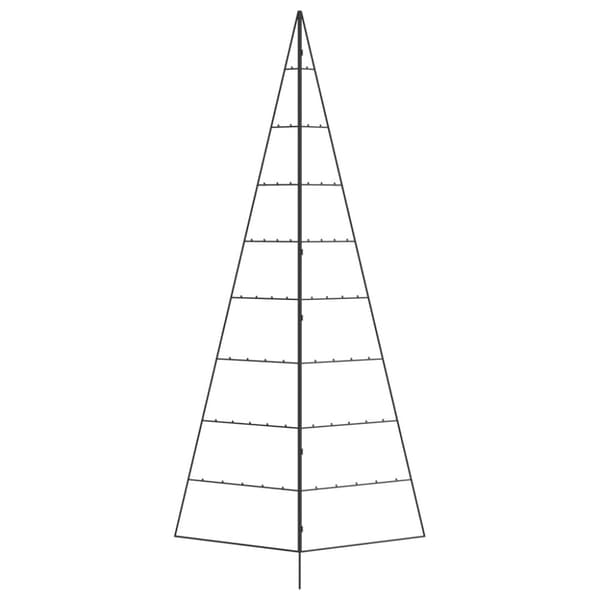 Julgran i metall svart 210 cm