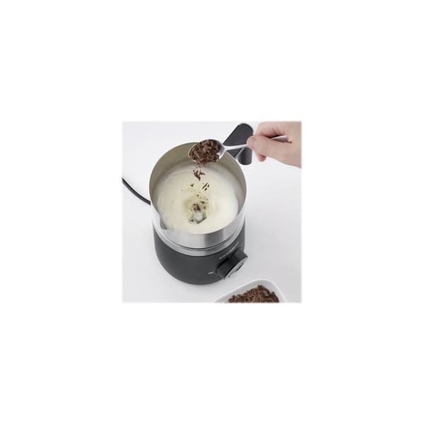 SEVERIN SM 3585 Spuma 500 - mjölkskummare - borstat stål/svart