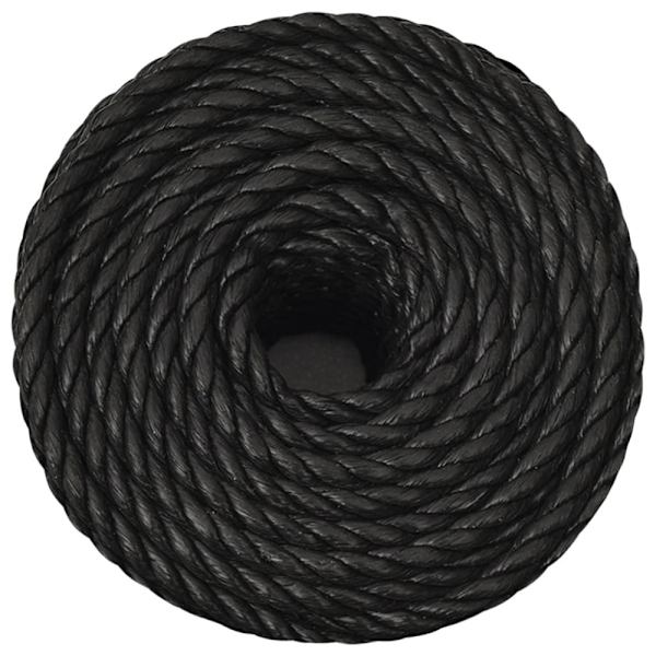 Rep svart 10 mm 500 m polypropen