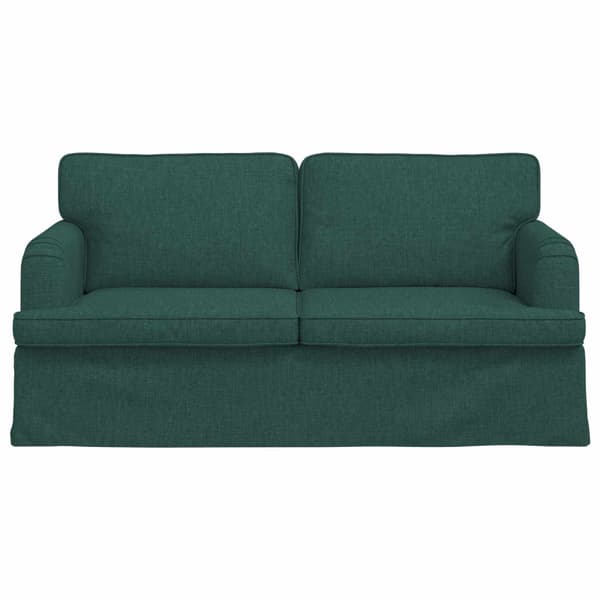 Soffa Mörkgrön 162 x 80 x 85 cm tyg