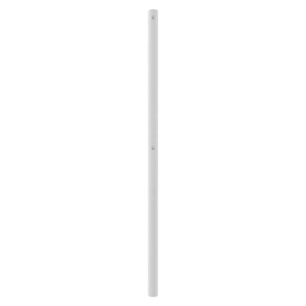 Ersättningsgavel metall vit 193 cm