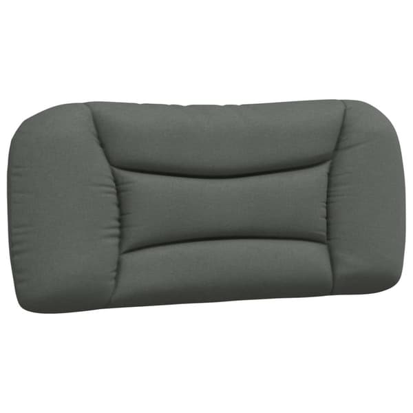 Headboard Cushion "Hvar" Dark Grey 80 cm Fabric