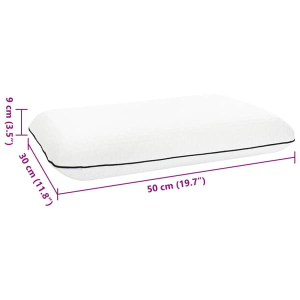Sovkudde Enfärgad Vit 30 x 50 x 9 cm Gelskum