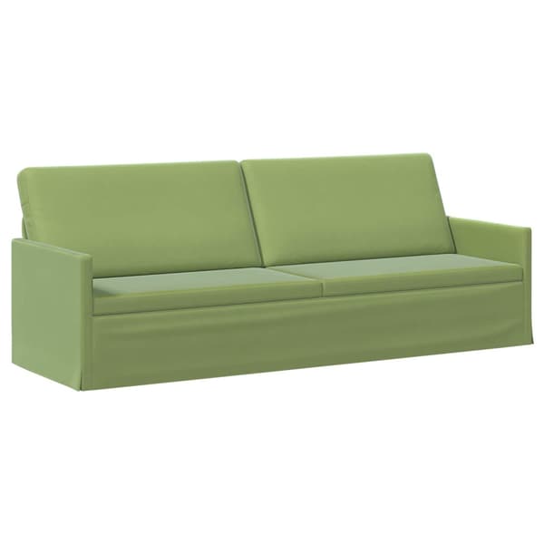 3-sitssoffa Ljusgrön 220 x 81 x 82 cm Sammet (V)