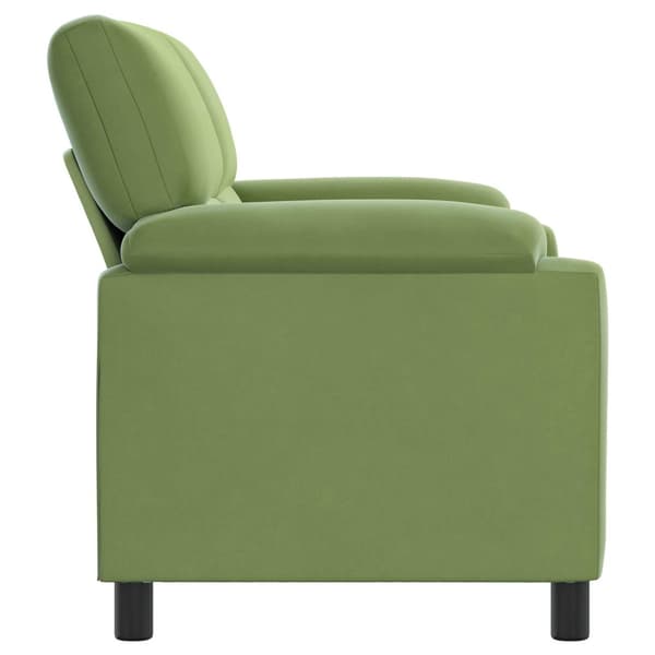 Soffa Ljusgrön 174 x 85 x 93 cm Sammet