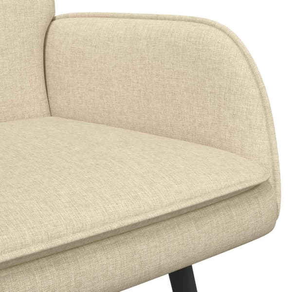 2-sits soffa Kräm 115 x 61 x 87 cm tyg