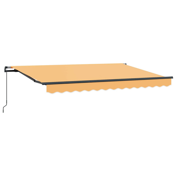 Utfällbar markis Sand 4 x 2 m tyg