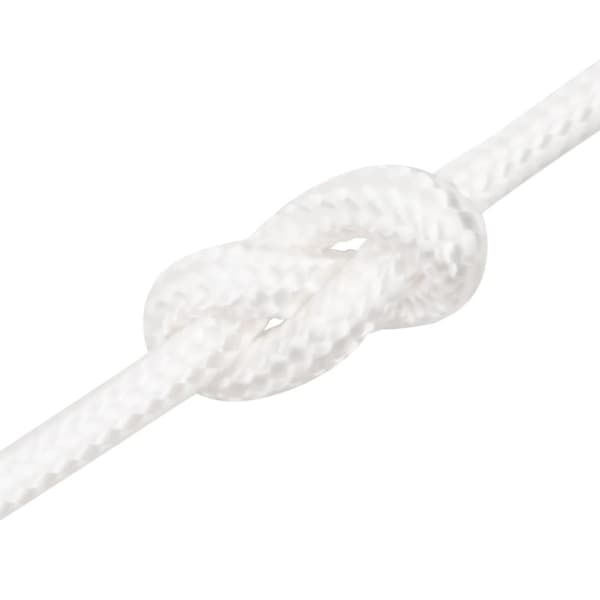 Båtlina helvit 8 mm 50 m polypropylen