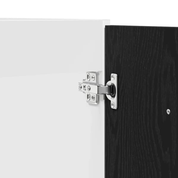 Underskåp för Diskho Svart Ek 80x46x81,5 cm Konstruerat Trä