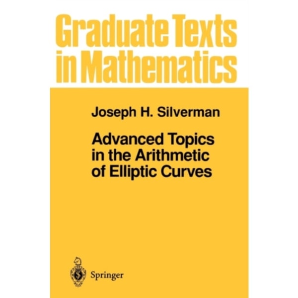 Advanced Topics in the Arithmetic of Elliptic Curves (häftad, eng)